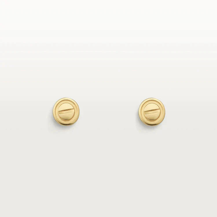 [Glow Jewelry]LOVE EARRINGS GOLD 10MM