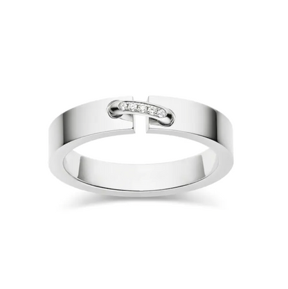 [Glow Jewelry]ALLIANCE LIENS VIDENCE DIAMOND 4MM RING