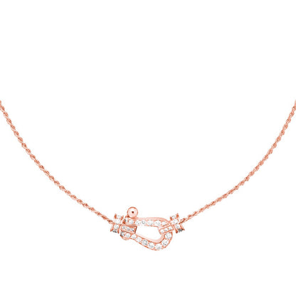[Glow Jewelry]FORCE 10 PINK GOLD DIAMOND NECKLACE