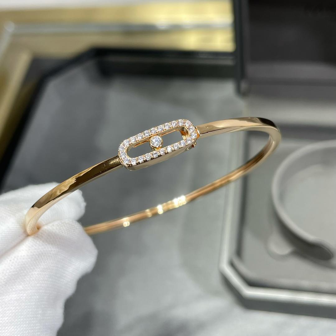 [Glow Jewelry]Move Uno pavé flex bangle medium