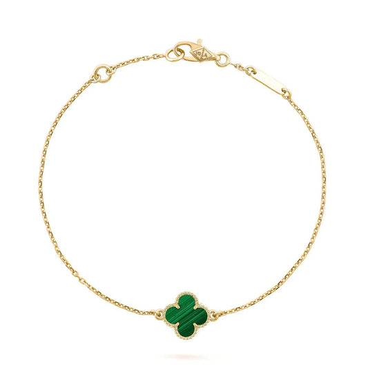 ¡®Glow Jewelry¡¯CLOVER BRACELET MALACHITE 1 MOTIF