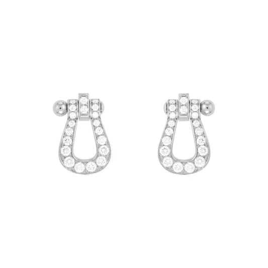 [Glow Jewelry]FORCE 10 FULL DIAMOND STUD EARRINGS MINI MODEL