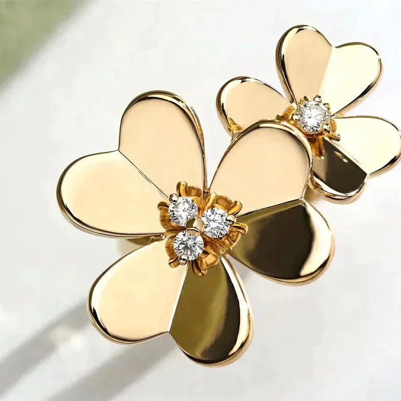 ¡®Glow Jewelry¡¯CLOVER COMOS GOLD DIAMOND RING