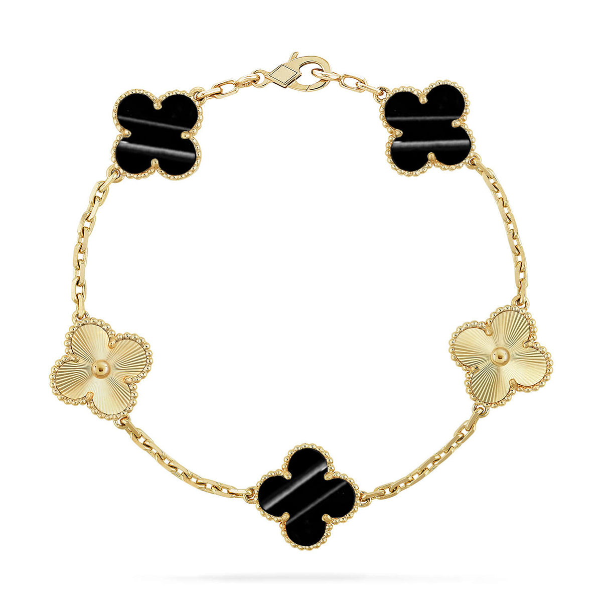 [Glow Jewelry]New  CLOVER 5 MOTIF PULSAR STONE BRACELET COLLECTION