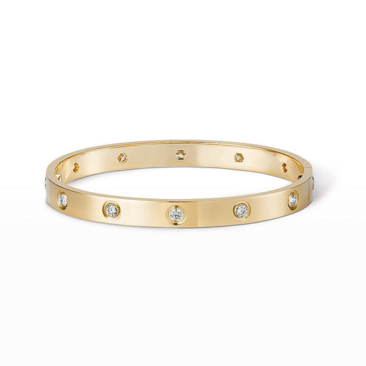 [Glow Jewelry]LOVE BRACELET 6.1MM 10 DIAMONDS