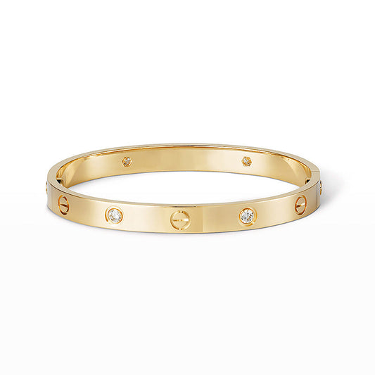 [Glow Jewelry]LOVE BRACELET 6.1MM 4 DIAMONDS