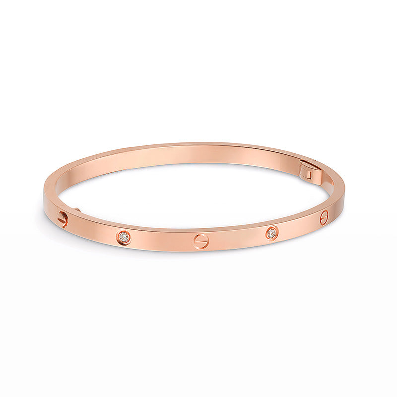 [Glow Jewelry]LOVE BRACELET 3.65MM 6 DIAMONDS