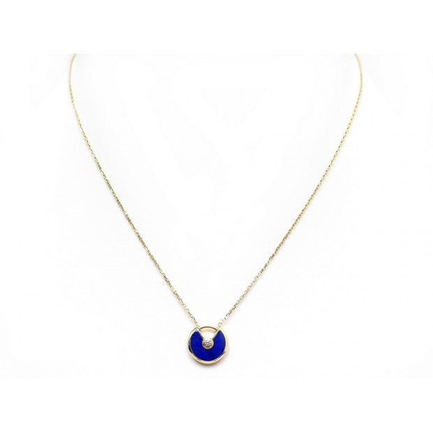 [Glow Jewelry]AMULETTE ROSE GOLD AGATE NECKLACE