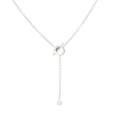 ¡®Glow Jewelry¡¯FINESSE SILVER DIAMOND NECKLACE