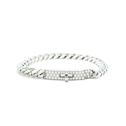 ¡®Glow Jewelry¡¯KELLY CHAIN SILVER DIAMOND BRACELET