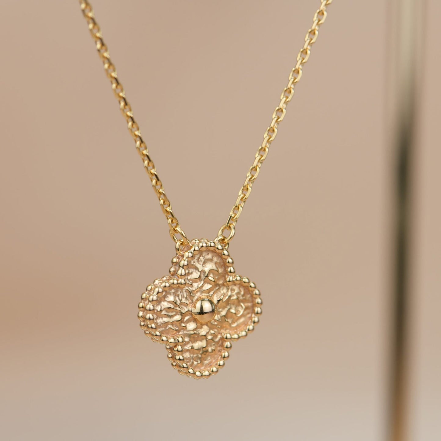 ¡®Glow Jewelry¡¯CLOVER 15MM  BRONZING NECKLACE