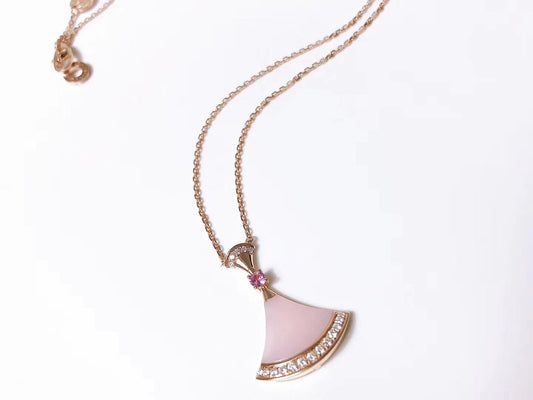 [Glow Jewelry]DREAM NECKLACE PINK MOP DIAMOND