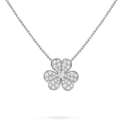 ¡®Glow Jewelry¡¯CLOVER DIAMOND NECKLACE SILVER