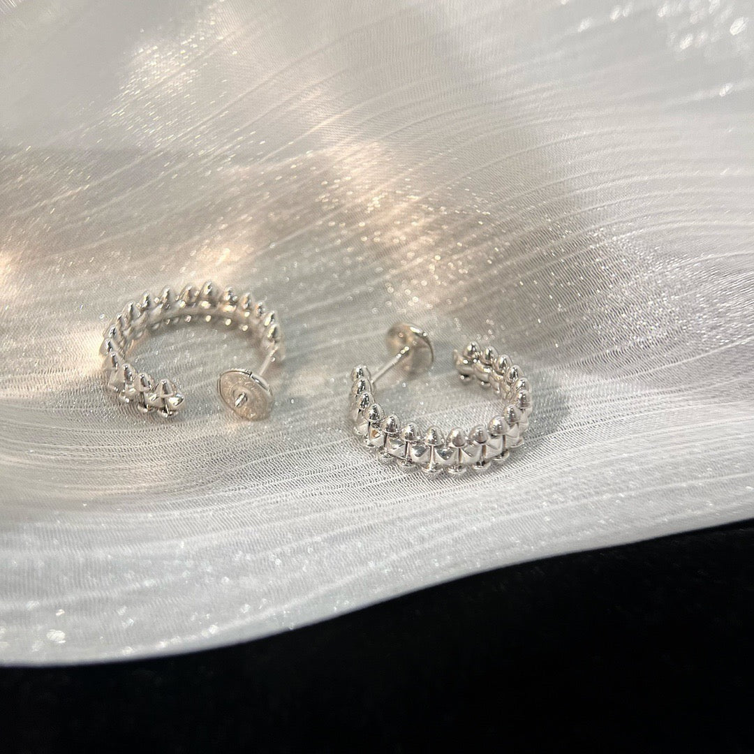 ¡®Glow Jewelry¡¯CLASH SMALL HOOP EARRINGS
