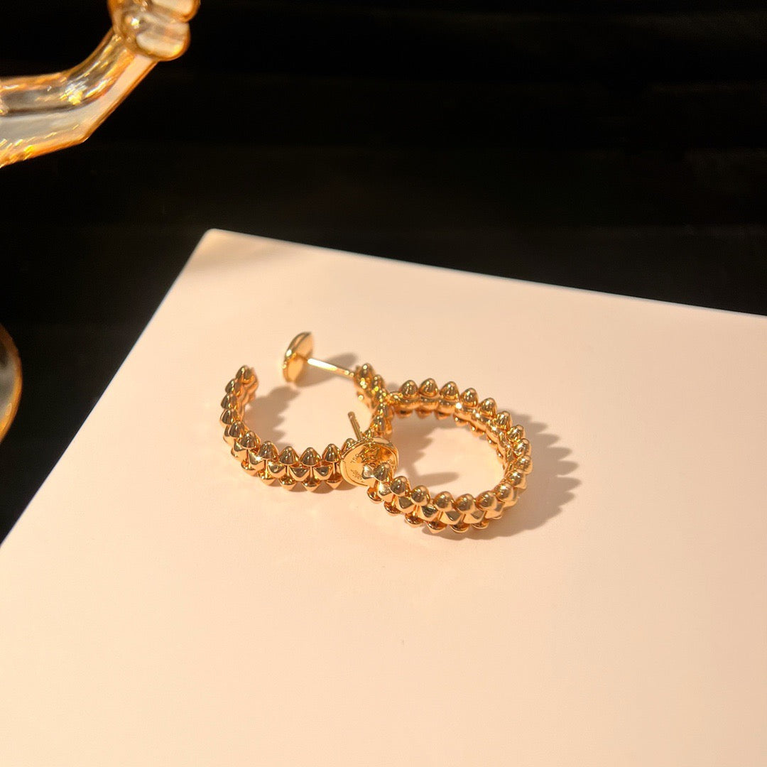 [Glow Jewelry]CLASH SMALL HOOP EARRINGS