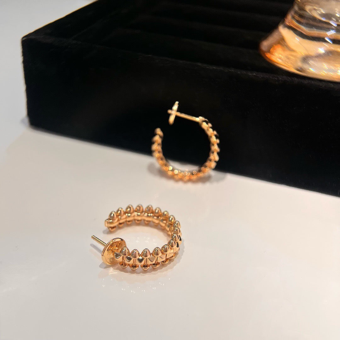 [Glow Jewelry]CLASH SMALL HOOP EARRINGS