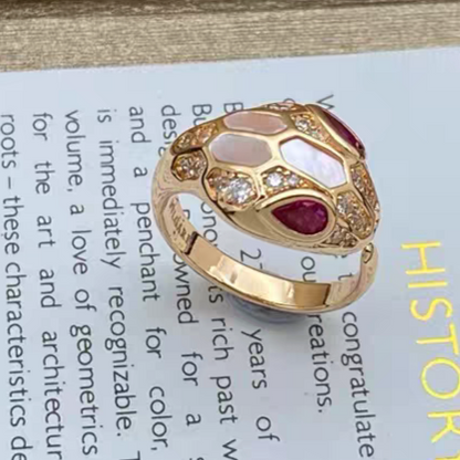 [Glow Jewelry]BRAND NEW ASSORTED SNAKE HEAD MOTHER OF PEARL RINGS