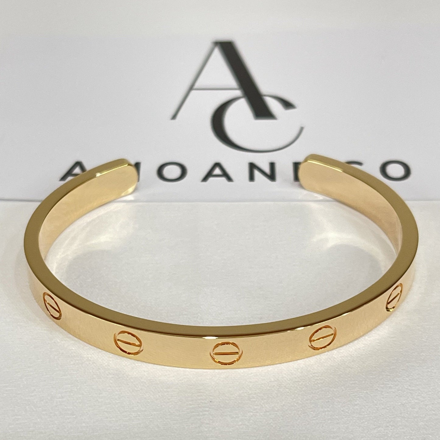 ¡®Glow Jewelry¡¯LOVE BRACELET 6.1MM OPEN CUFF
