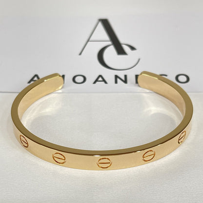 ¡®Glow Jewelry¡¯LOVE BRACELET 6.1MM OPEN CUFF