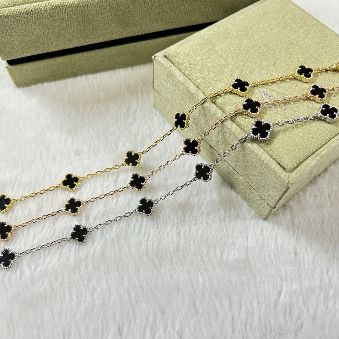 [¡®Glow Jewelry¡¯]CLOVER 6 MOTIF  ONYXS BRACELET