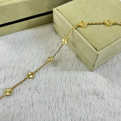 [Glow Jewelry]New CLOVER 6 MOTIF DIAMOND BRACELET