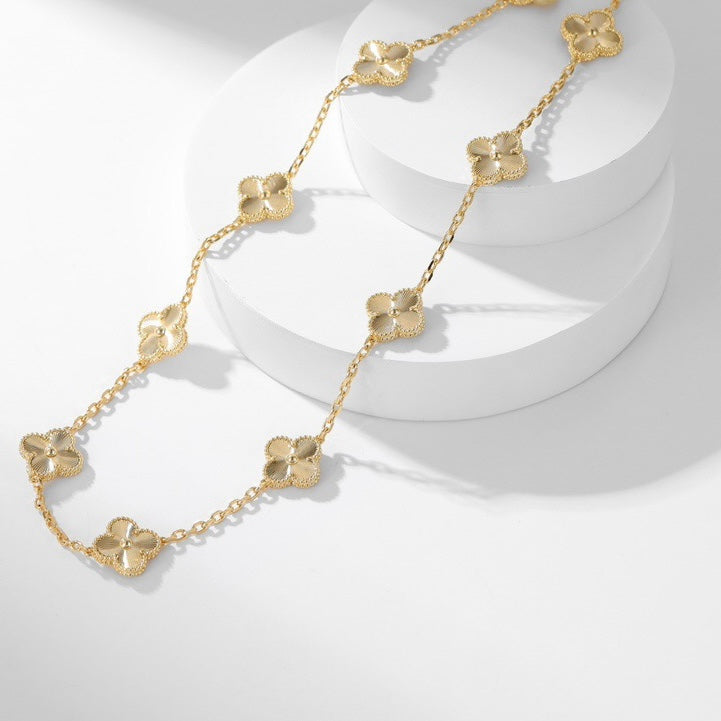 ¡®Glow Jewelry¡¯CLOVER 10 MOTIFS LASER NECKLACE
