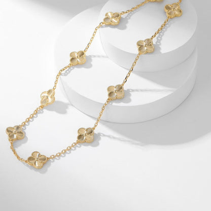 ¡®Glow Jewelry¡¯CLOVER 10 MOTIFS LASER NECKLACE