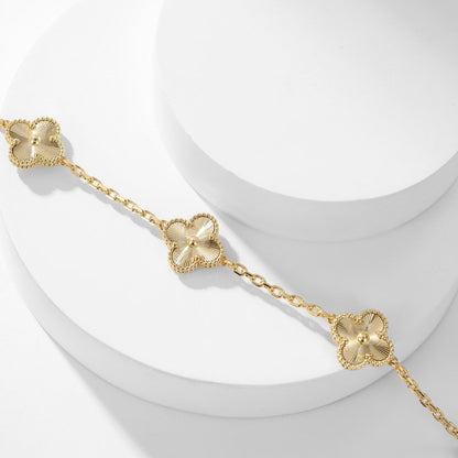 ¡®Glow Jewelry¡¯CLOVER 10 MOTIFS LASER NECKLACE