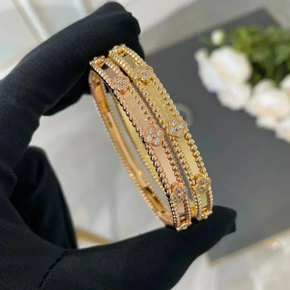 ¡®Glow Jewelry¡¯CLOVER BRACELET 4MM DIAMONDS
