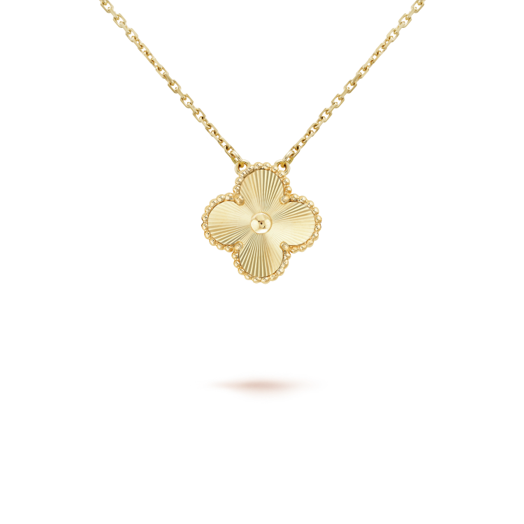 [Glow Jewelry]CLOVER 15MM LASER NECKLACE