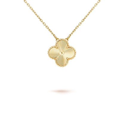 [Glow Jewelry]CLOVER 15MM LASER NECKLACE
