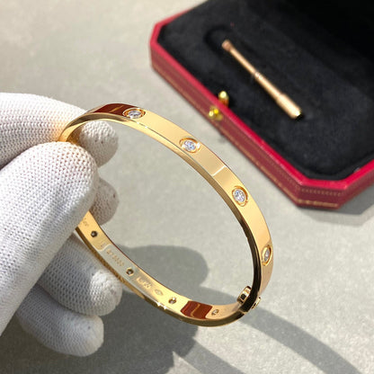 ¡®Glow Jewelry¡¯LOVE BRACELET 6.1MM 10 DIAMONDS