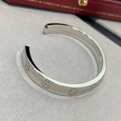 [Glow Jewelry]LOVE BRACELET 6.1MM 1 DIAMOND OPEN CUFF