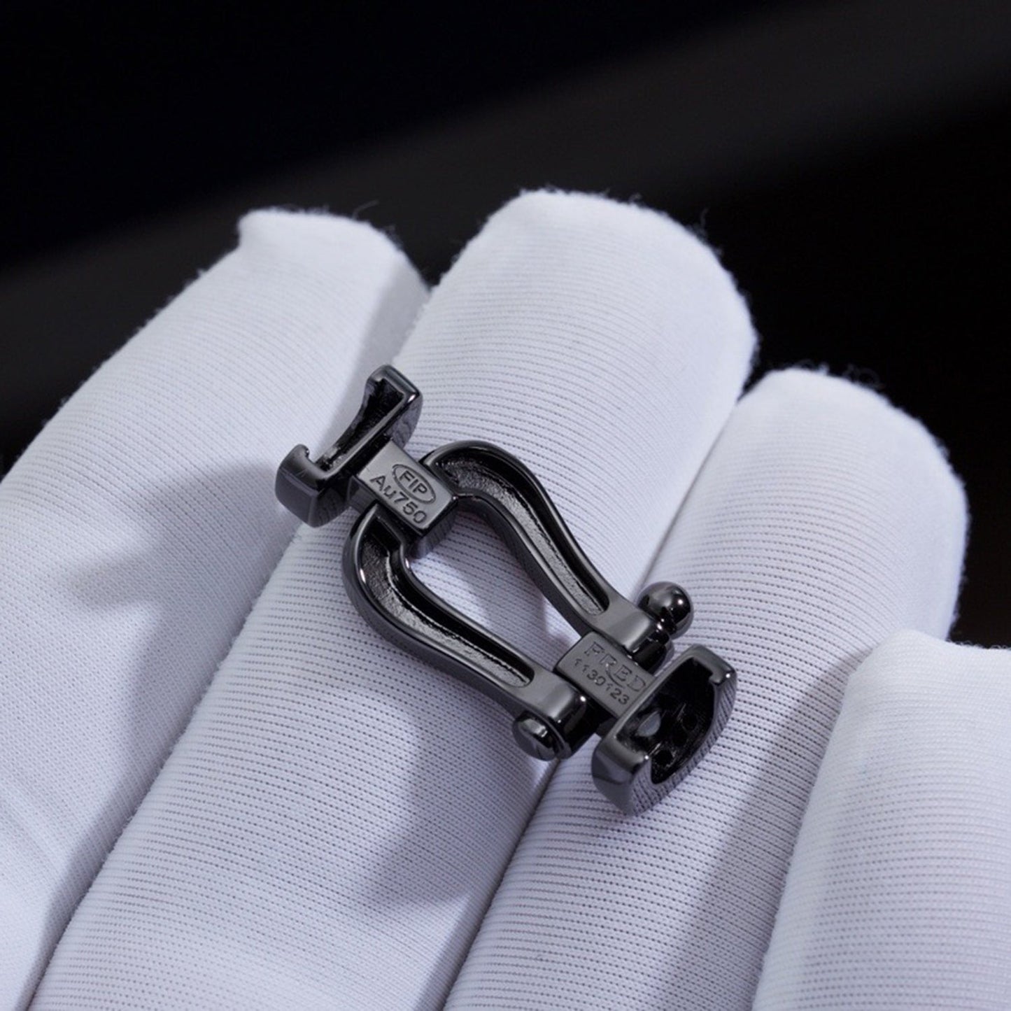 ¡®Glow Jewelry¡¯FORCE LARGE SERIES HORSESHOE BLACK SAMURAI BRACELET