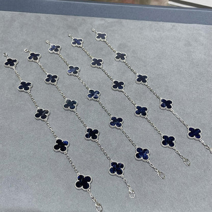 [Glow Jewelry]New CLOVER 5 MOTIF PIETERSITE BRACELET COLLECTION