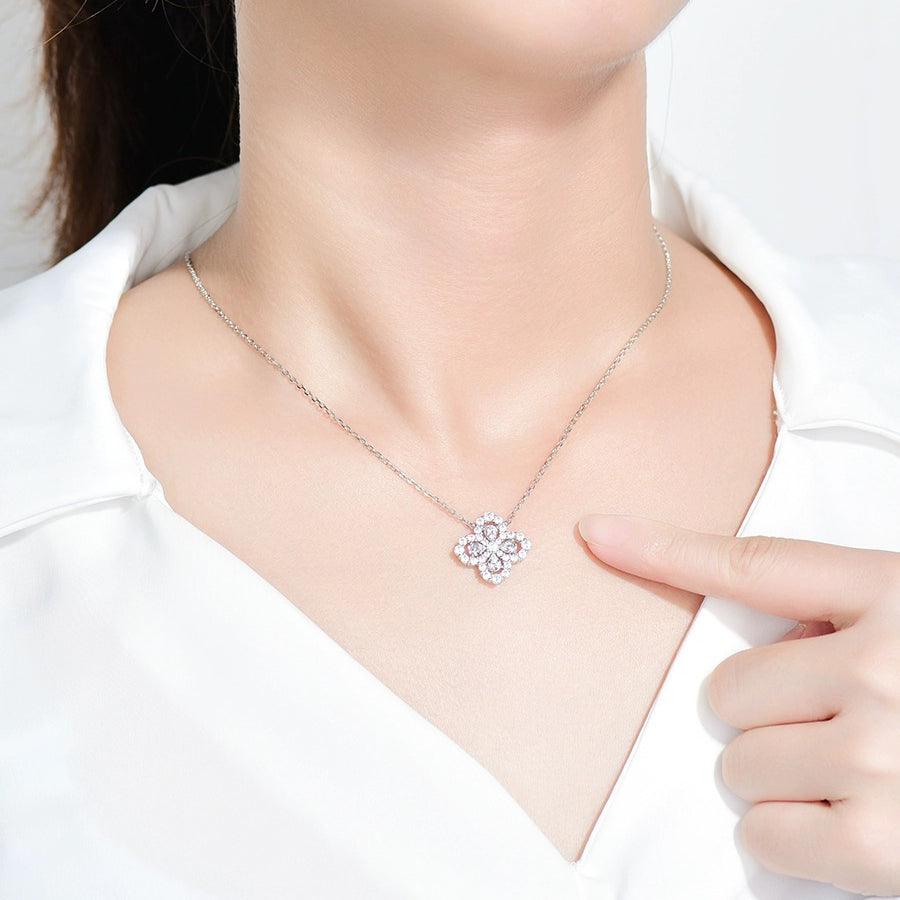 ¡®Glow Jewelry¡¯LOOP NECKLACE FULL MOTIF DIAMOND 16MM MULTIPLE COLORS