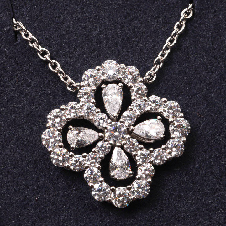 ¡®Glow Jewelry¡¯LOOP NECKLACE FULL MOTIF DIAMOND 16MM MULTIPLE COLORS