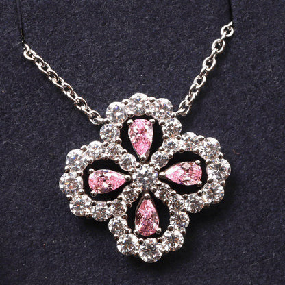 ¡®Glow Jewelry¡¯LOOP NECKLACE FULL MOTIF DIAMOND 16MM MULTIPLE COLORS