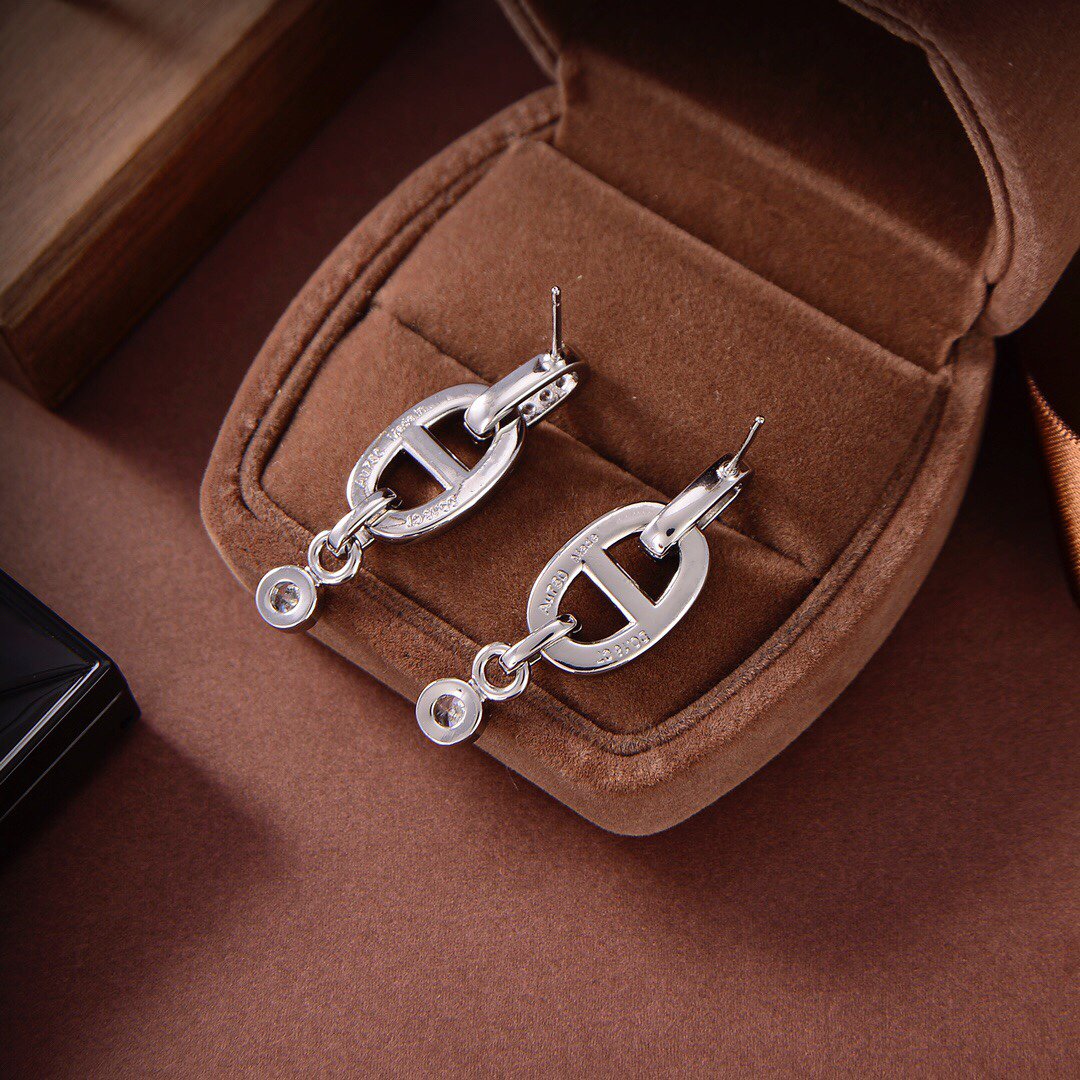 [Glow Jewelry]HM CHAINE DIAMOND EARRINGS
