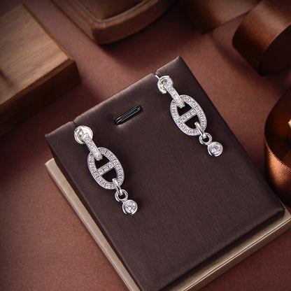 ¡®Glow Jewelry¡¯HM CHAINE DIAMOND EARRINGS