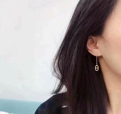 [Glow Jewelry]CHAINE TASSEL EARRINGS