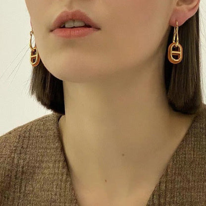 ¡®Glow Jewelry¡¯HM O'MAILLON GOLD EARRINGS