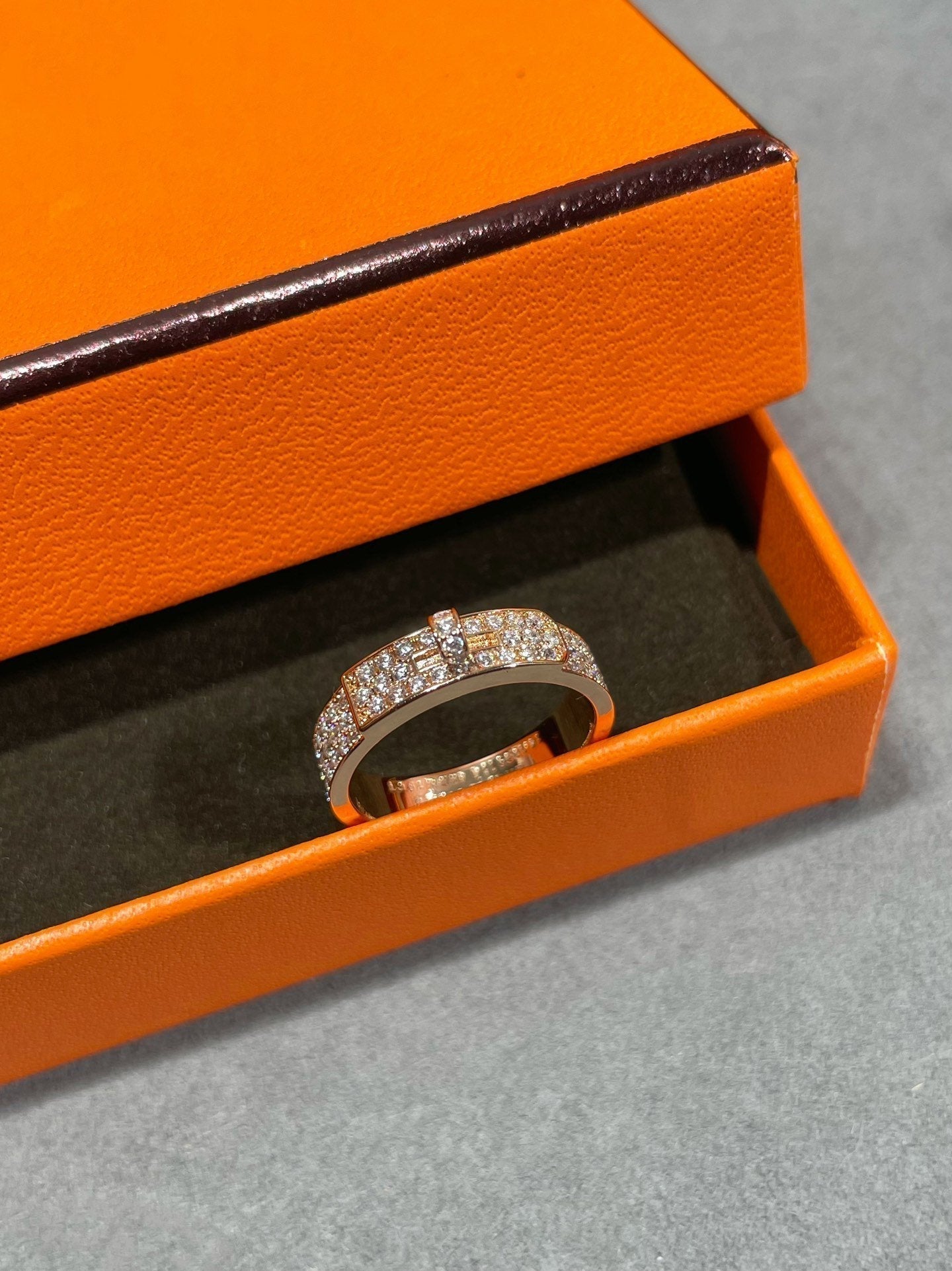 [Glow Jewelry]KELLY PINK GOLD DIAMOND RING