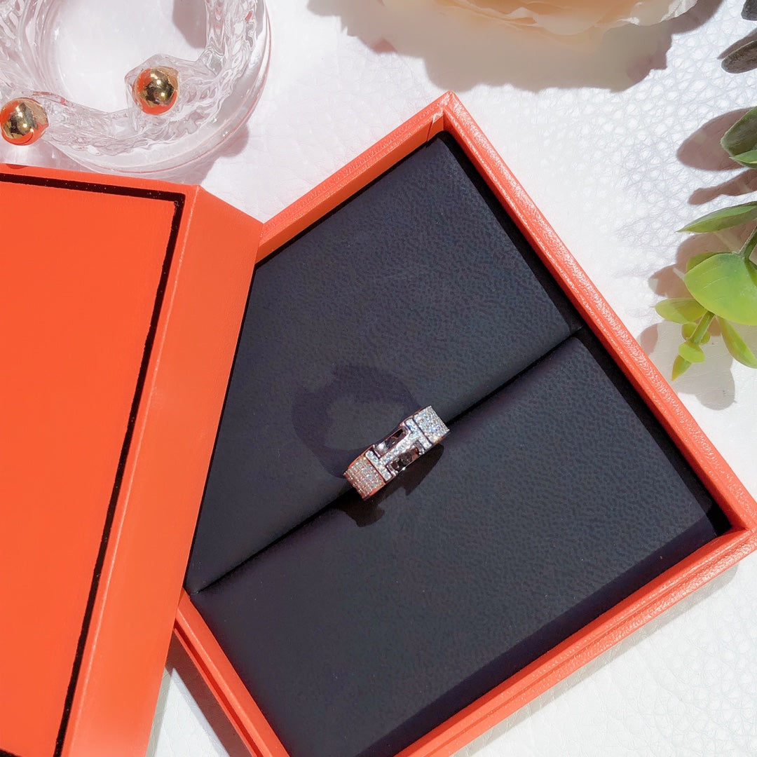 [Glow Jewelry]H RING FULL DIAMOND