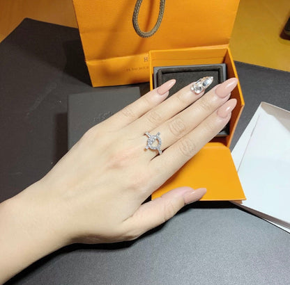 [Glow Jewelry]ECHAPPEE RING SILVER DIAMOND