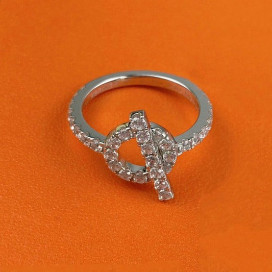 [Glow Jewelry]ECHAPPEE RING SILVER DIAMOND