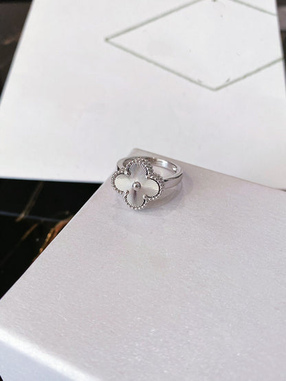 [Glow Jewelry]CLOVER SILVER RING