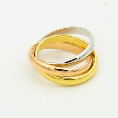 [Glow Jewelry Jewelry]TRINITY RING GOLD PINK GOLD SILVER