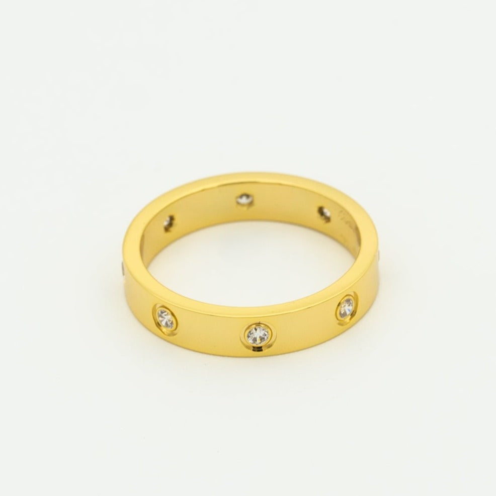 [Glow Jewelry]LOVE RING 3.6MM 8 DIAMONDS