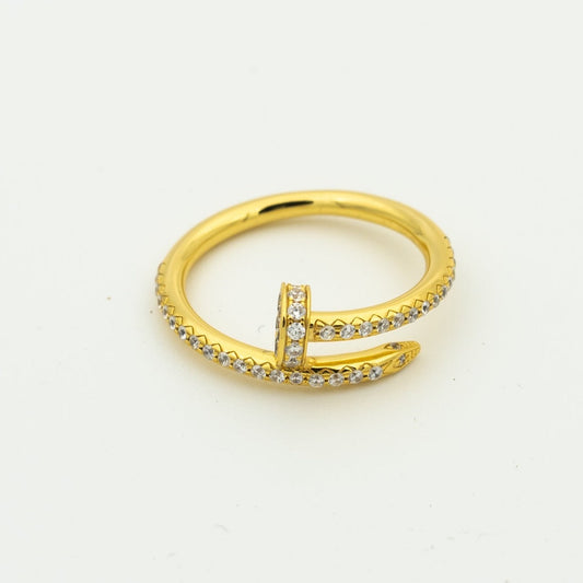 [Glow Jewelry]JUSTE RING 1.8MM GOLD DIAMONDS